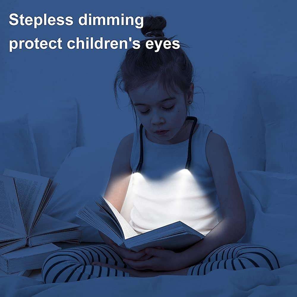 Neck Reading Light,book Light for Reading In Bed,3 Color,4 Modes Led