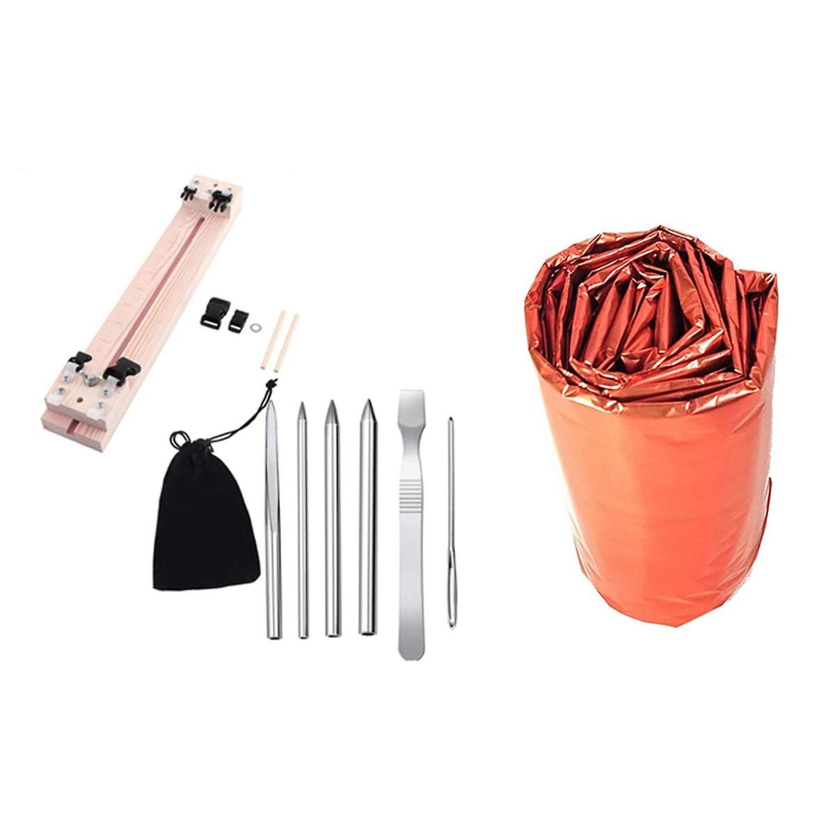 7 Pcs Bracelet Knitting Tool Paracord Tool Jig Diy Wooden Braid