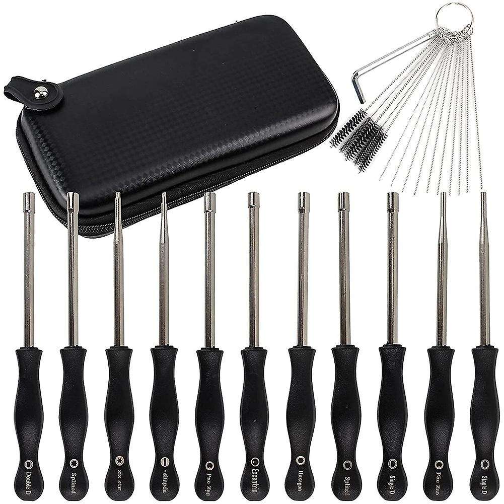 11pcs Carburetor Adjustment Tool with Cleaning Bursh