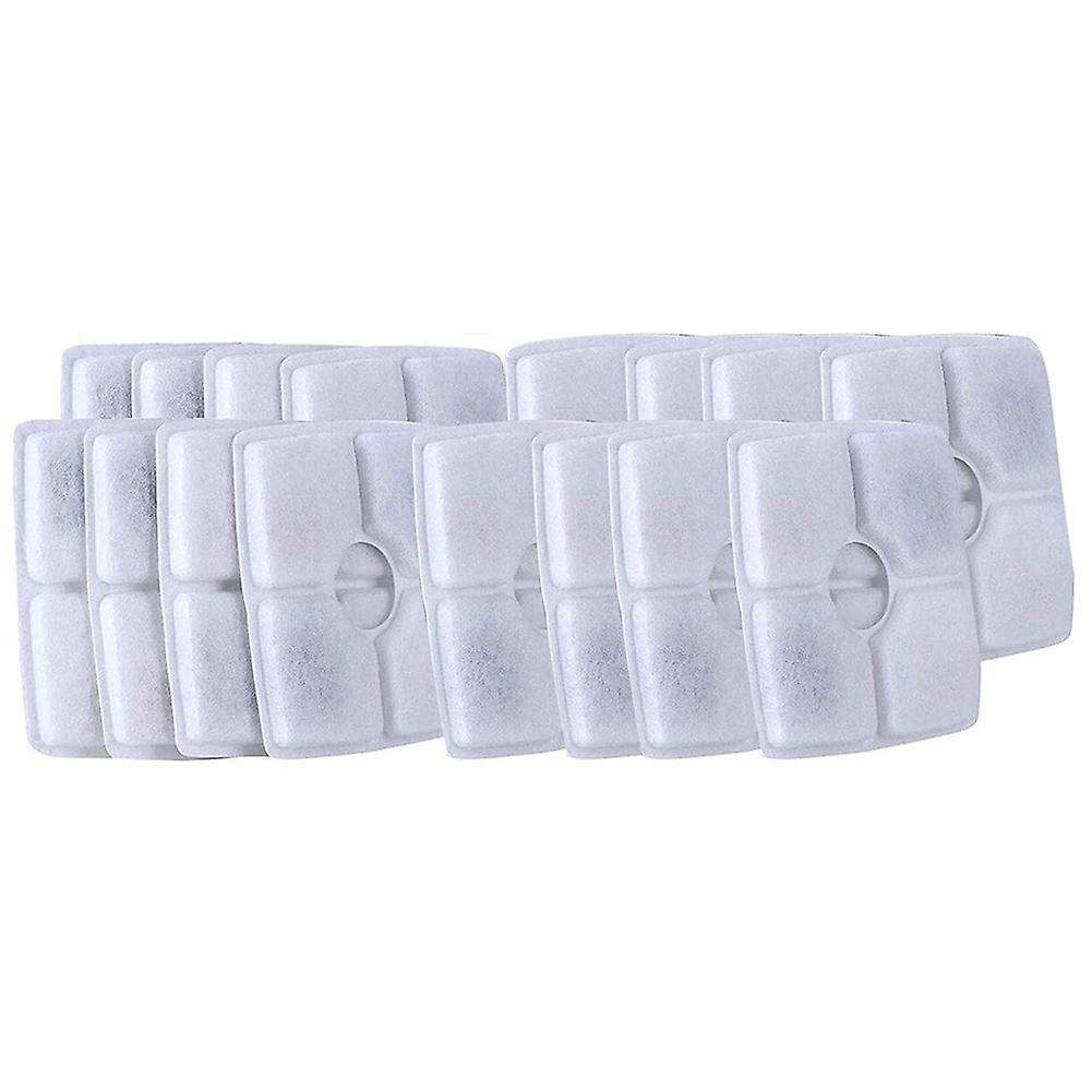 16pcs Cat Dog Pet Filter 4 Filter Elements for Square Water Dispenser