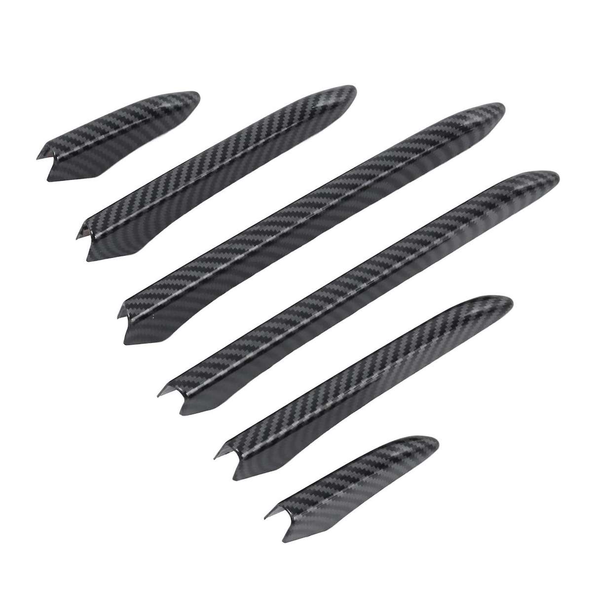 6pcs Car Front Fog Light Eyebrow Strip Cover for Id.4x Id4x 2022