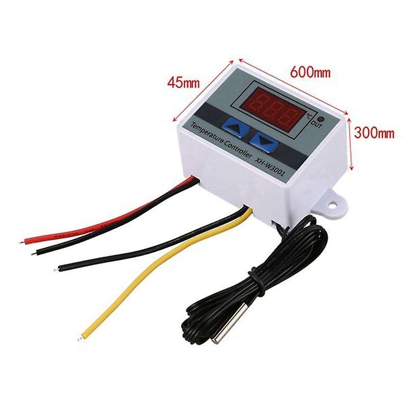 5pcs Ac Digital Led Temperature Controller for Incubator Ntc Sensor