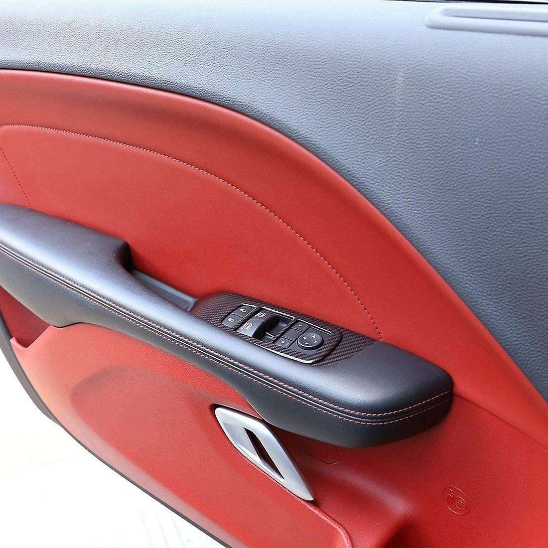 Window Lift Switch Button Panel Trim for Challenger 2015-2020(black )