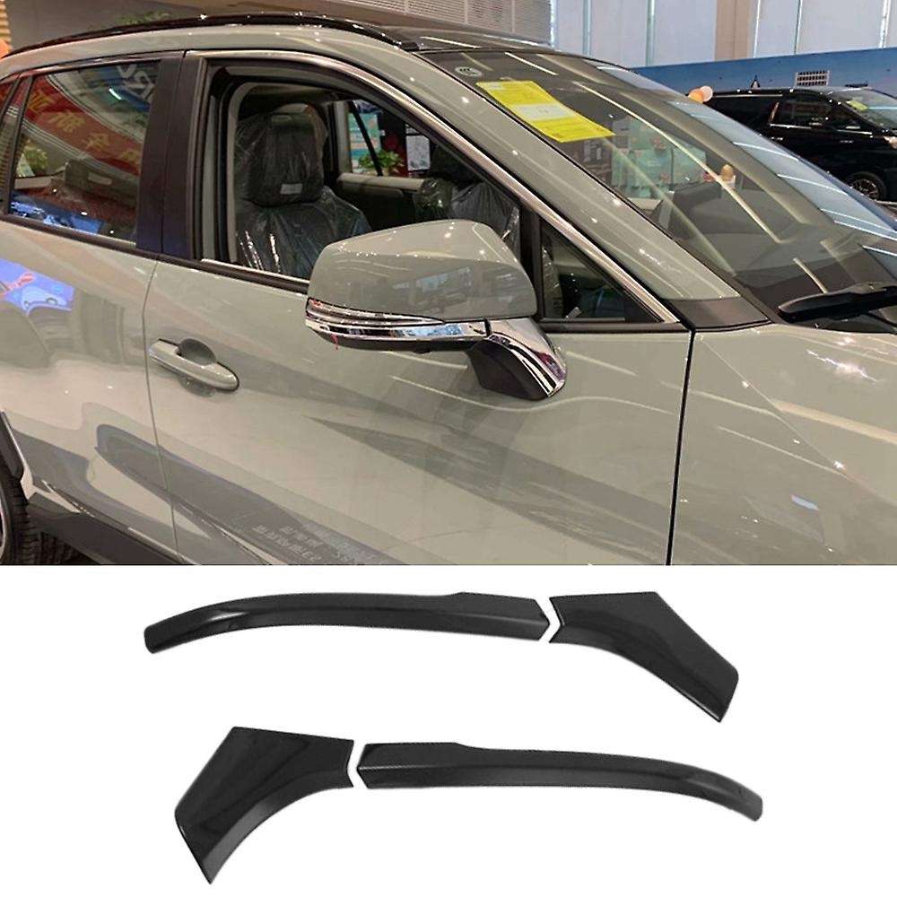 For Toyota Corolla Cross Mirror Decoration Strip Cover Bright Black