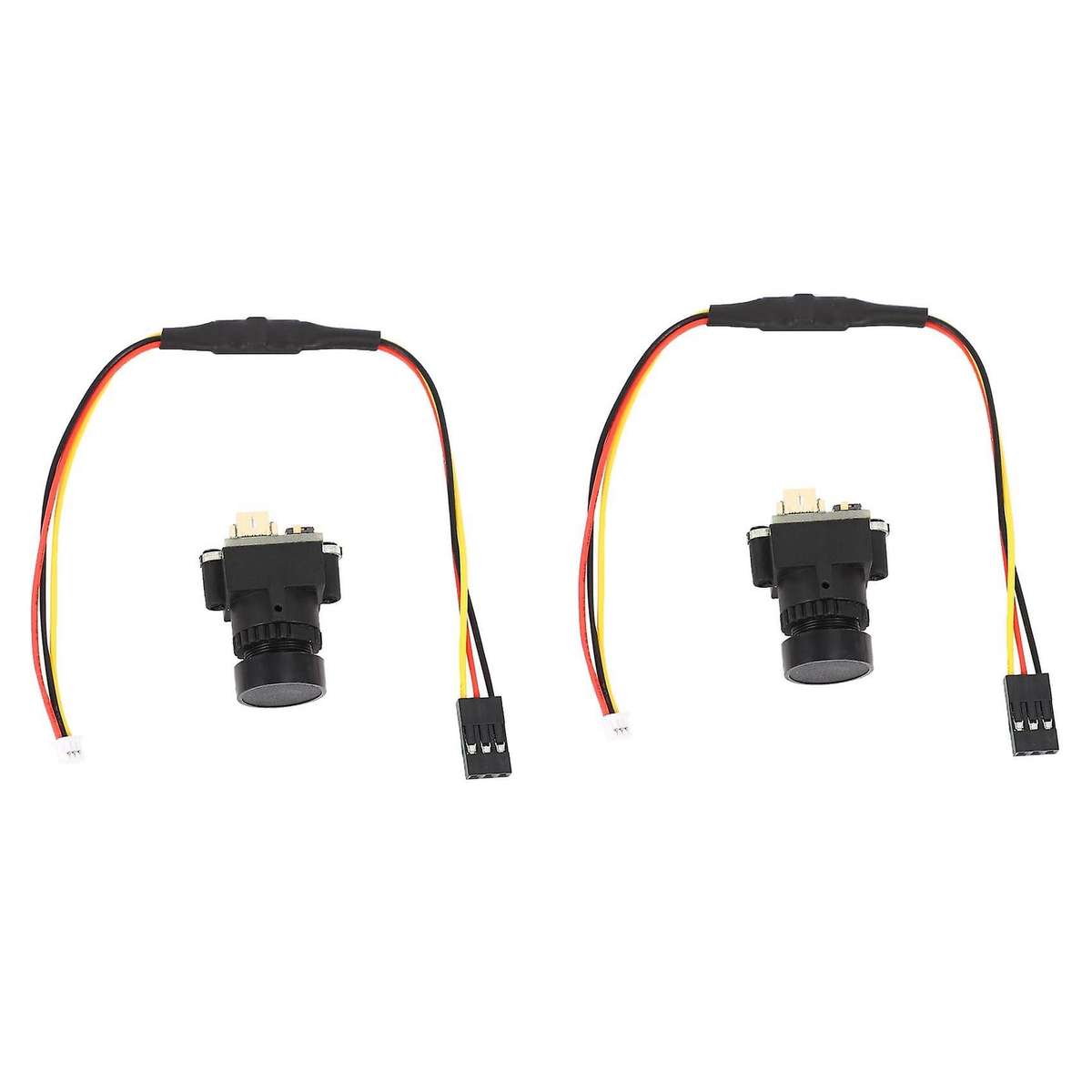 2x 1000tvl Fpv Camera 2.8mm Wide Angle Lens Cmos Ntsc Pal for Qav250