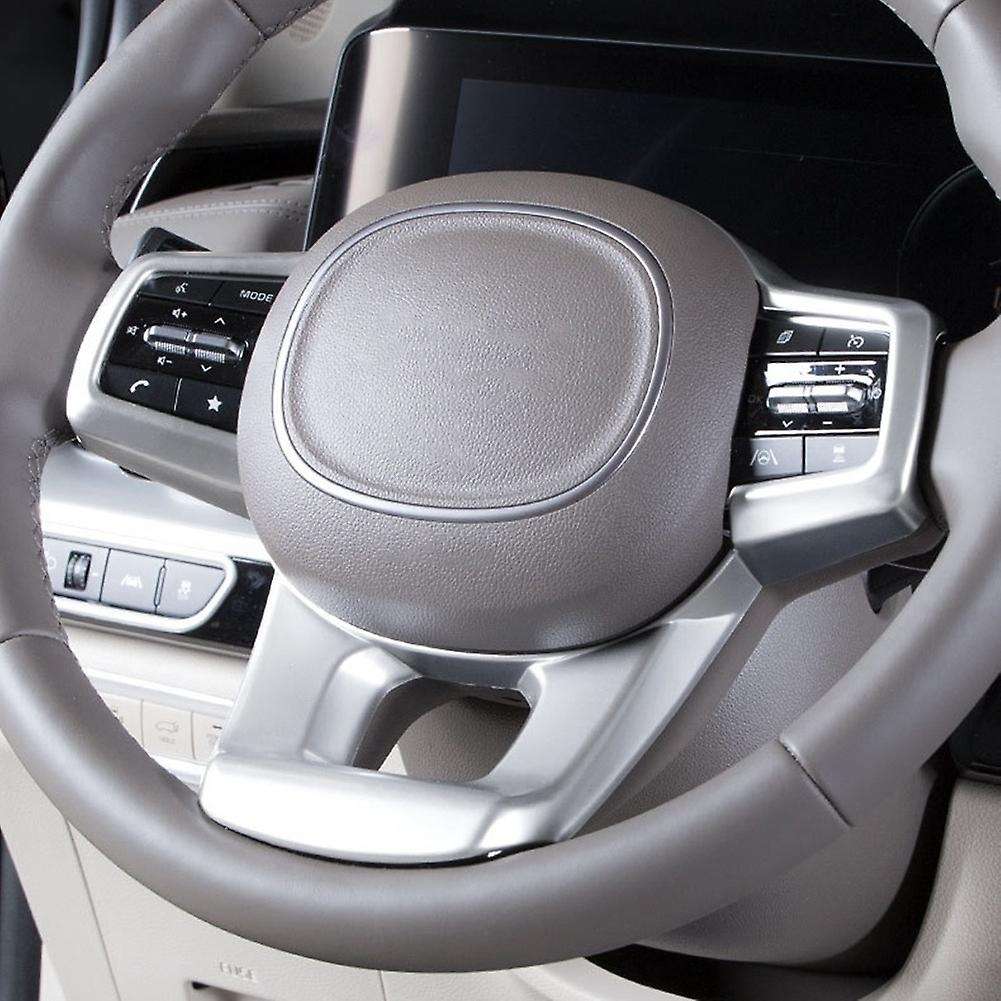 Car Steering Wheel Panel Cover for Kia Carnival Ka4 Silver