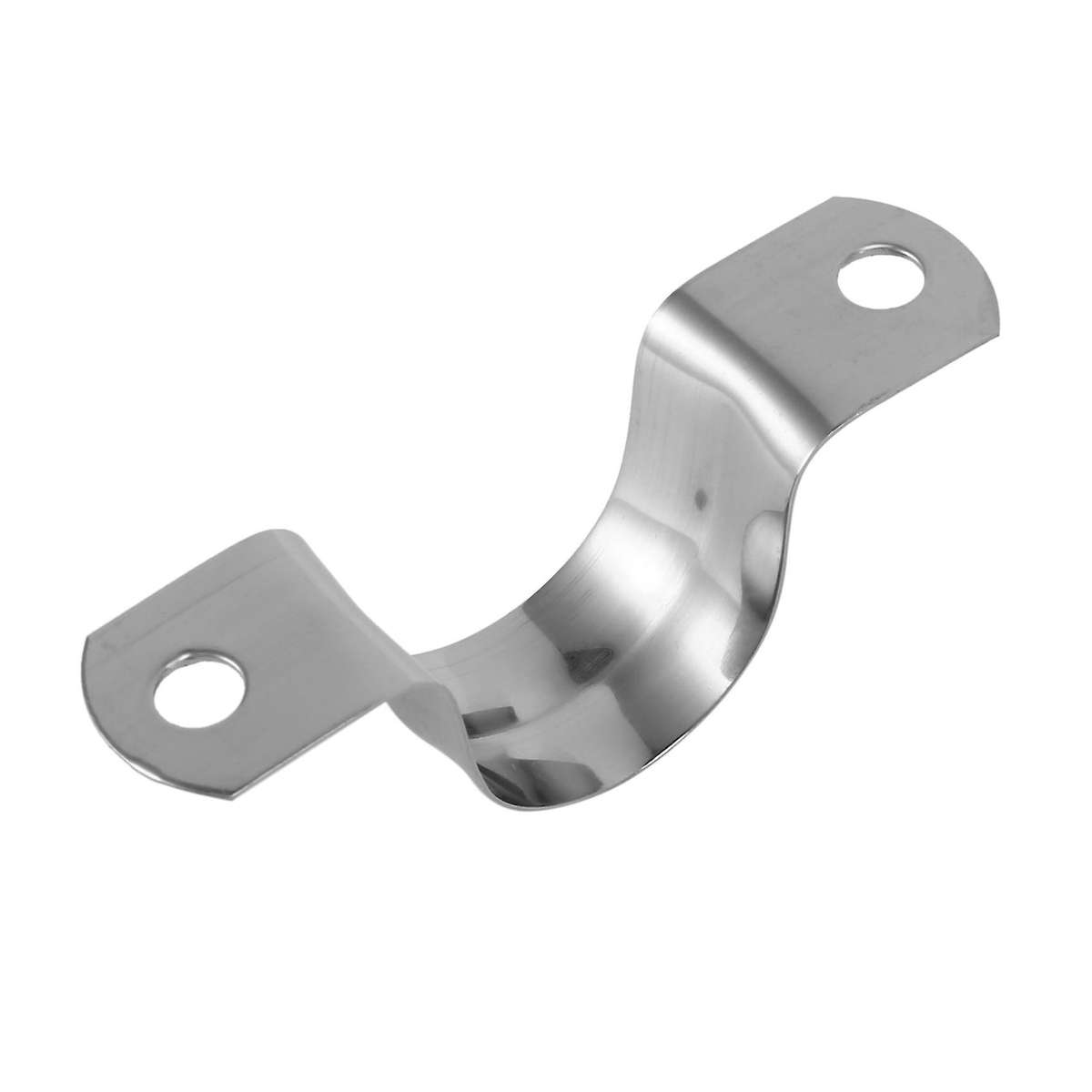 100 Pieces Of 25 Mm Stainless Steel U-shaped Pipe Clamp with Fastener