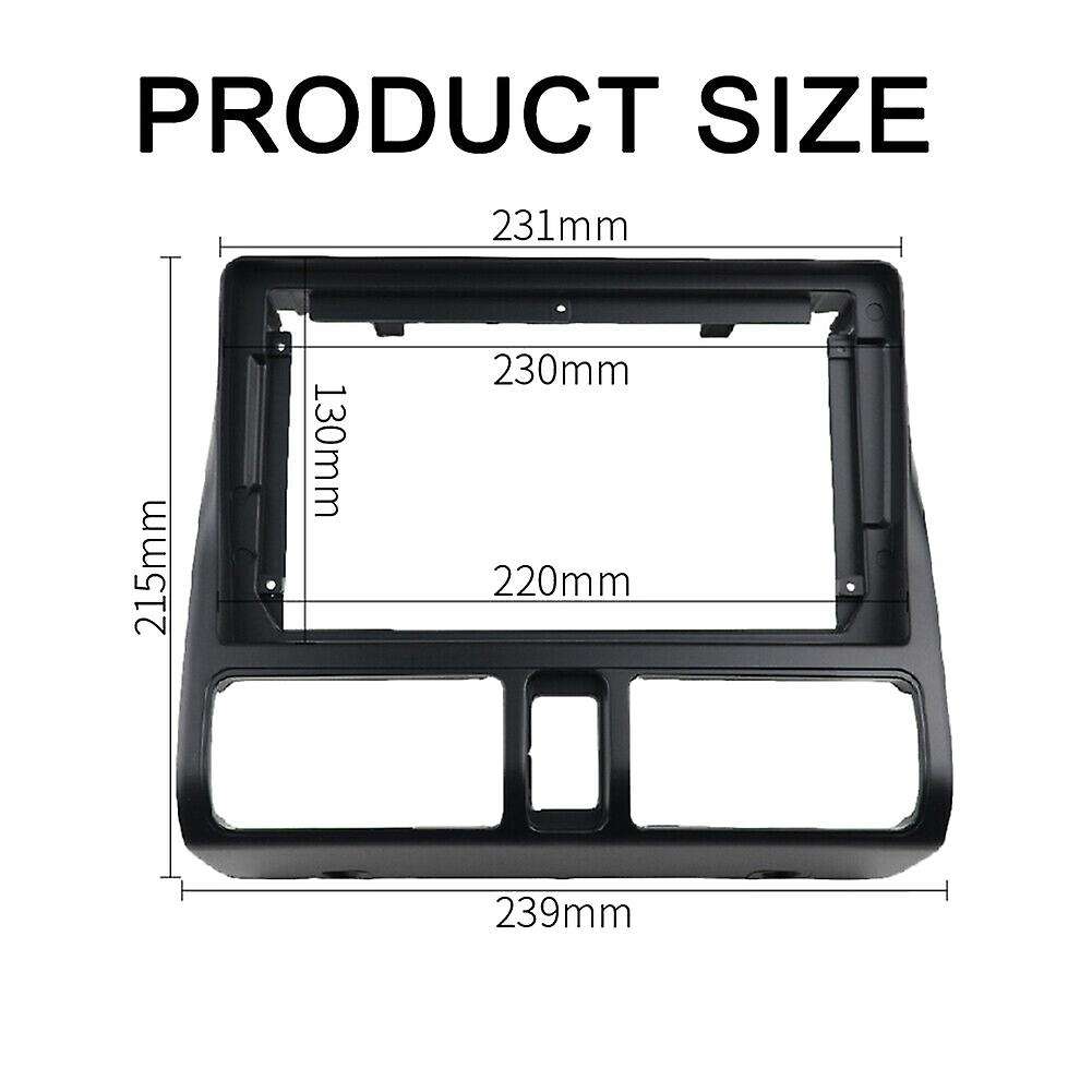 9 Inch 2 Din Car Stereo Radio Fascia Frame for Honda Crv 2002-2006