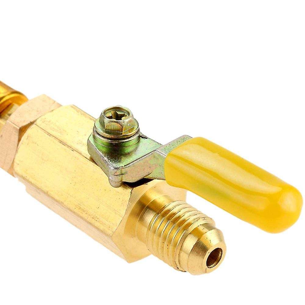 R134a R410a R22 R12 Charging Hoses and Ball Valve Kit Coded Hoses