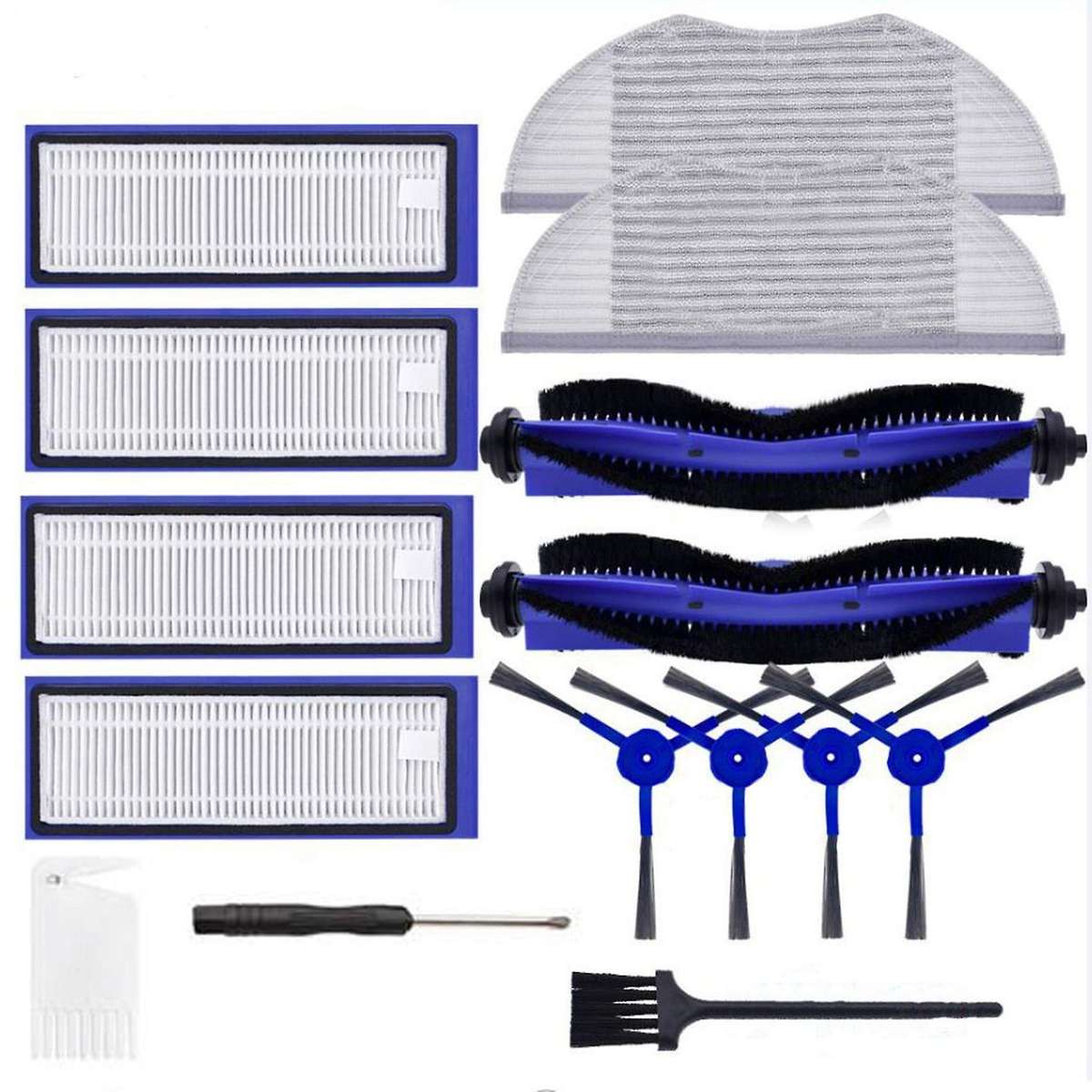 Main Side Brush Hepa Filter Mopping Cloth for Anker Eufy Robovac L70