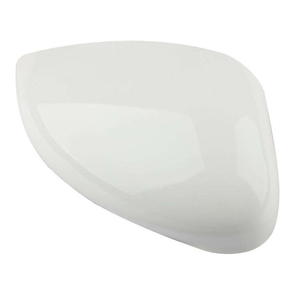 1pair Left Right Door Wing Rearview Mirror Cover Mirror Cap White