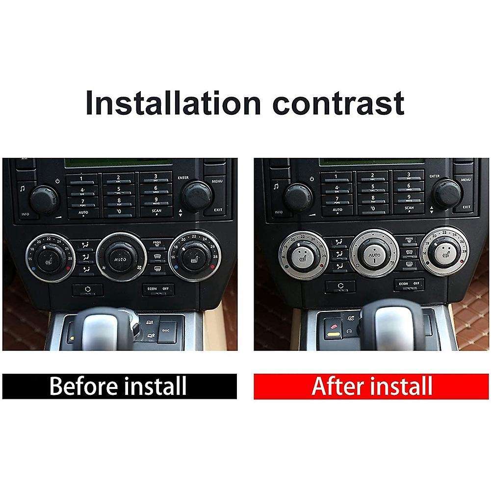 For Land Rover Freelander 2 Car Temperature Display Button Sticker