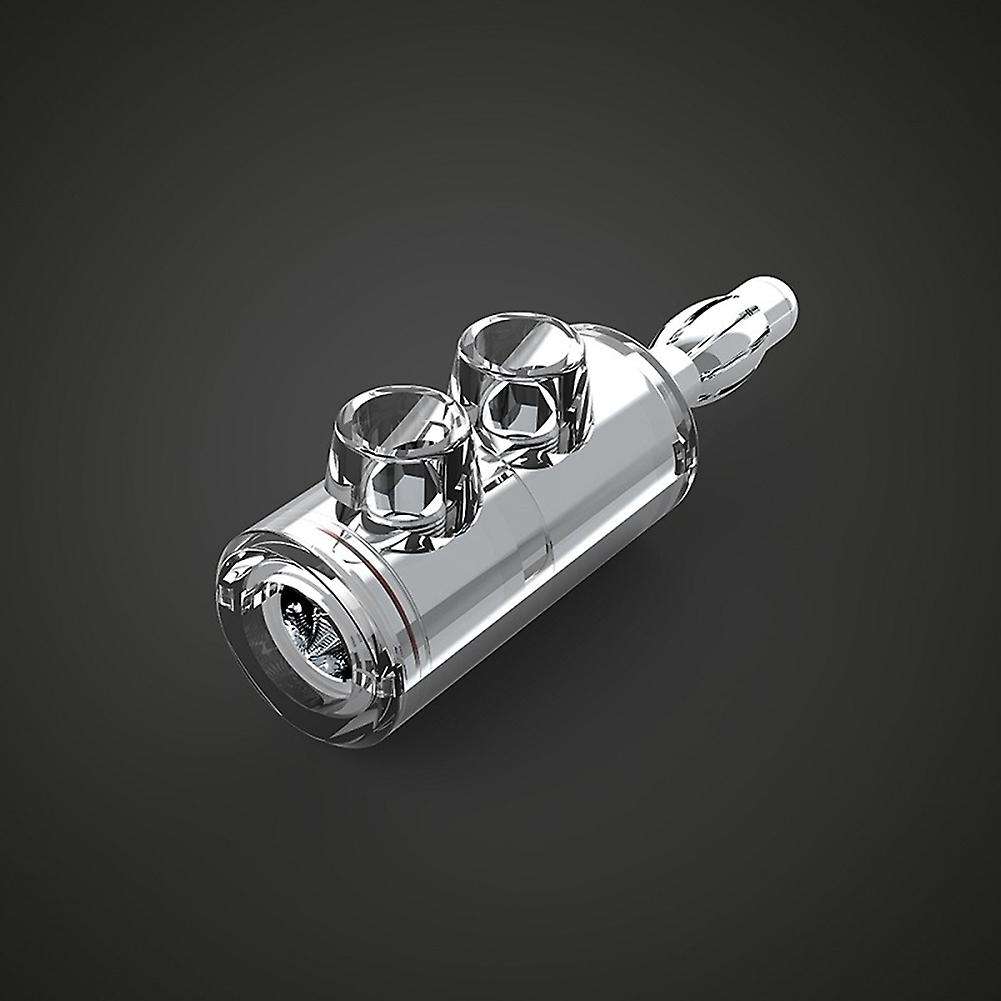 4 Pcs B553r Pure Copper Banana Head Solder-free Banana Plug, Silver