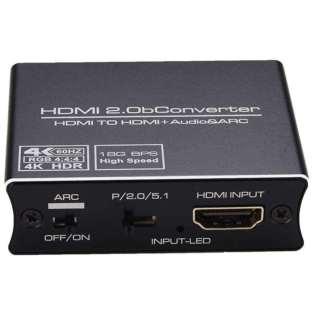 4k@60hz Hdmi-compatible 2.0b Audio Extractor, Audio Converter Adapter