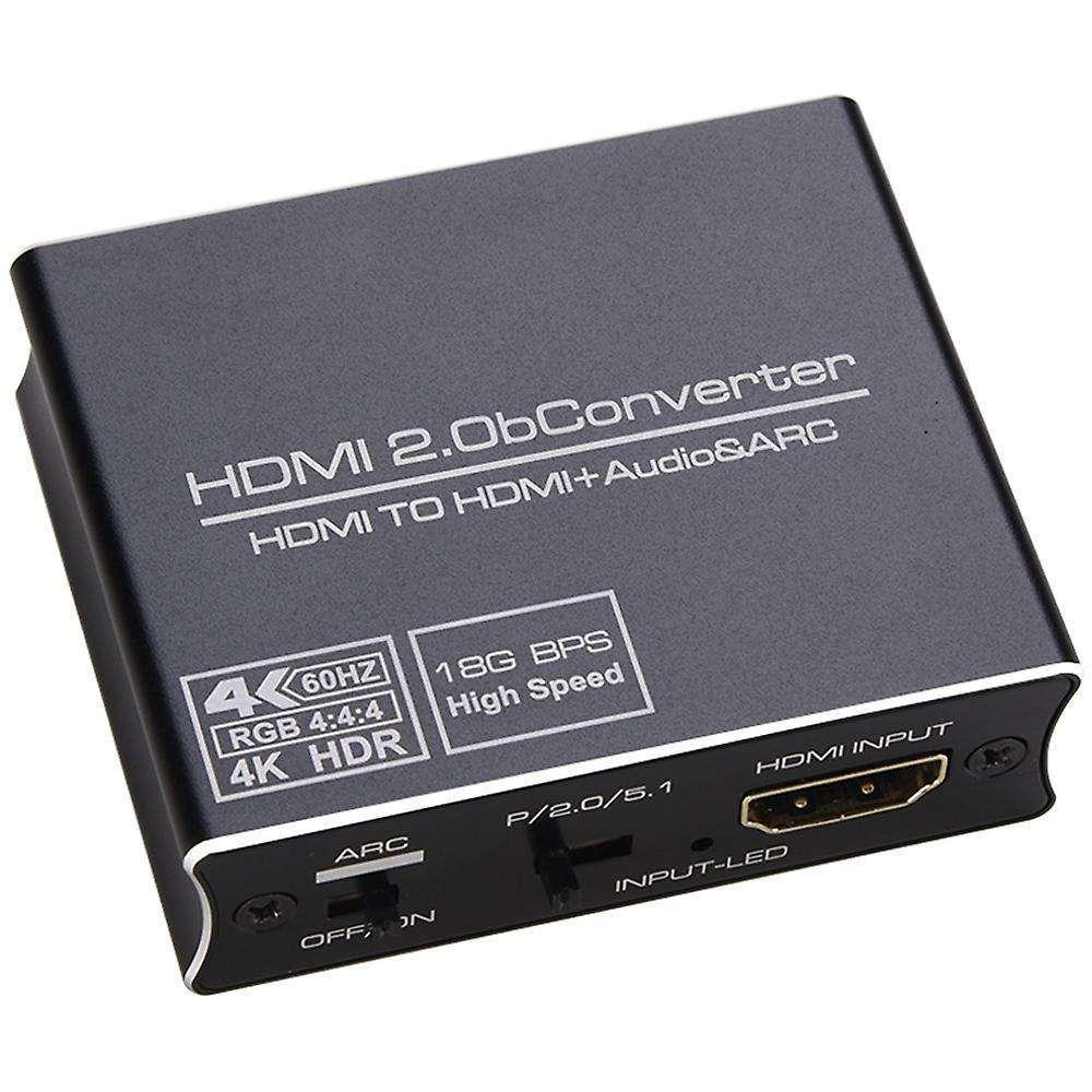 4k@60hz Hdmi-compatible 2.0b Audio Extractor, Audio Converter Adapter
