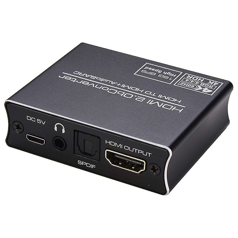 4k@60hz Hdmi-compatible 2.0b Audio Extractor, Audio Converter Adapter