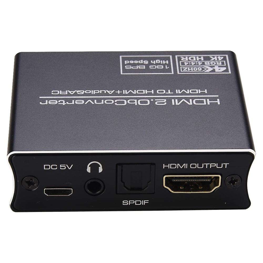 4k@60hz Hdmi-compatible 2.0b Audio Extractor, Audio Converter Adapter