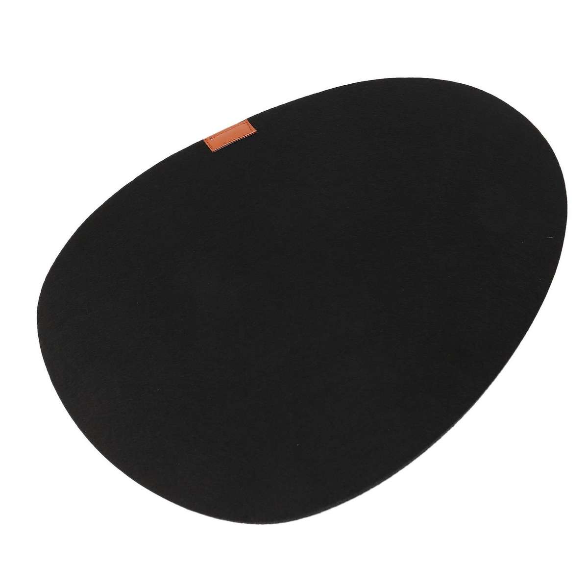 Heat-resistant Placemats -contains Coasters and Cutlery Bag Black