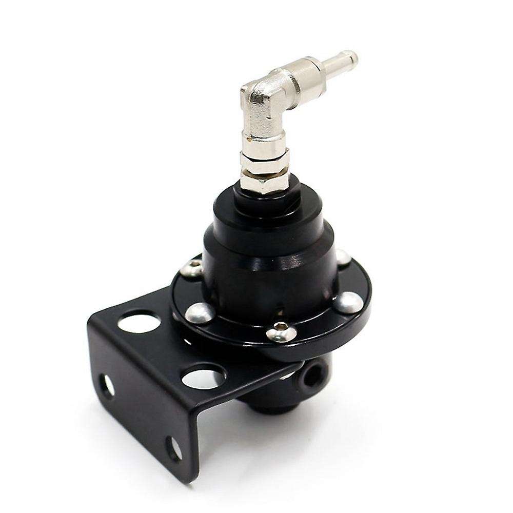 Car Fuel Pressure Gauge Adjustable Fuel Pressure Regulator Black