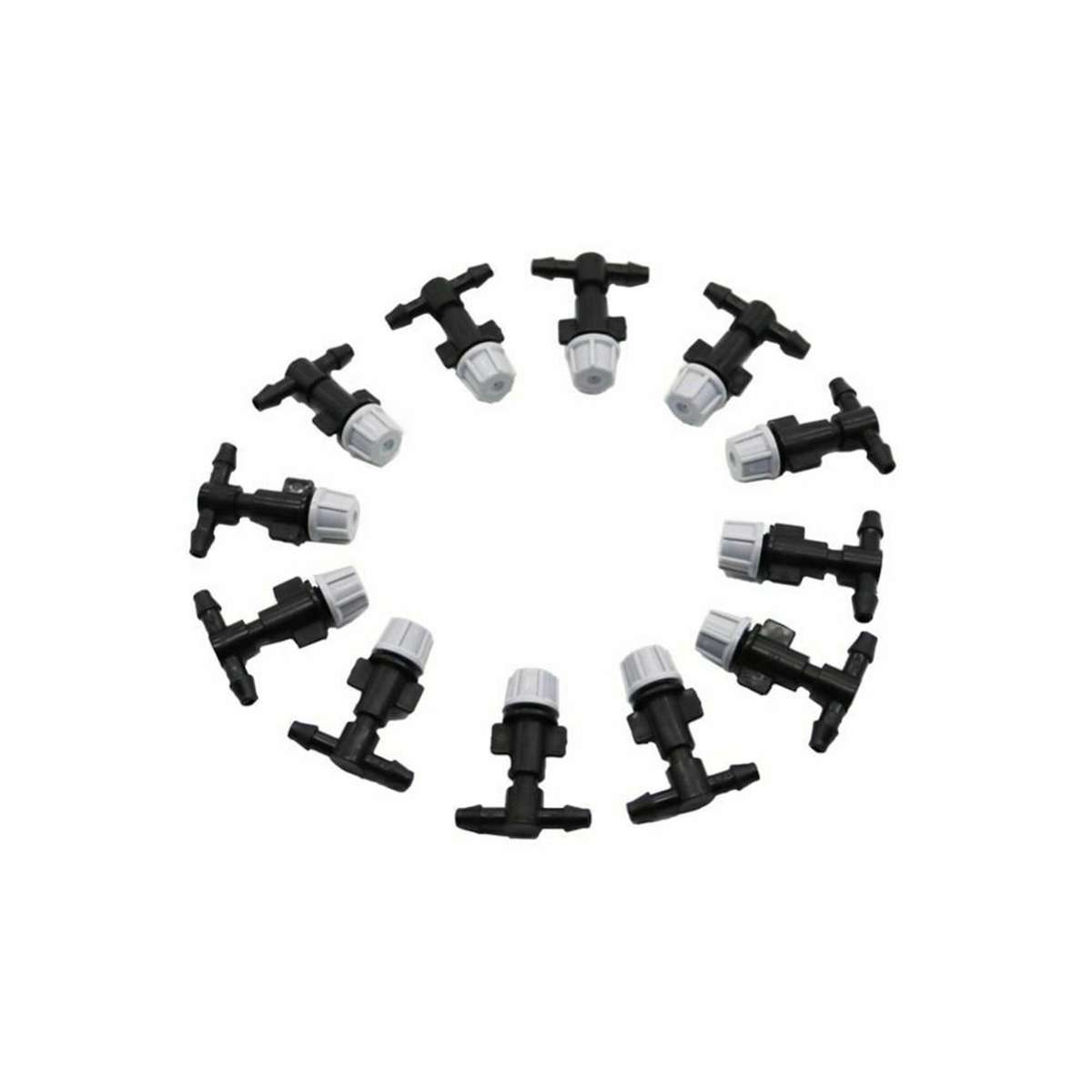 1 Set Cooling System Mist Sprinkler Nozzle Hose Watering Kit 10m