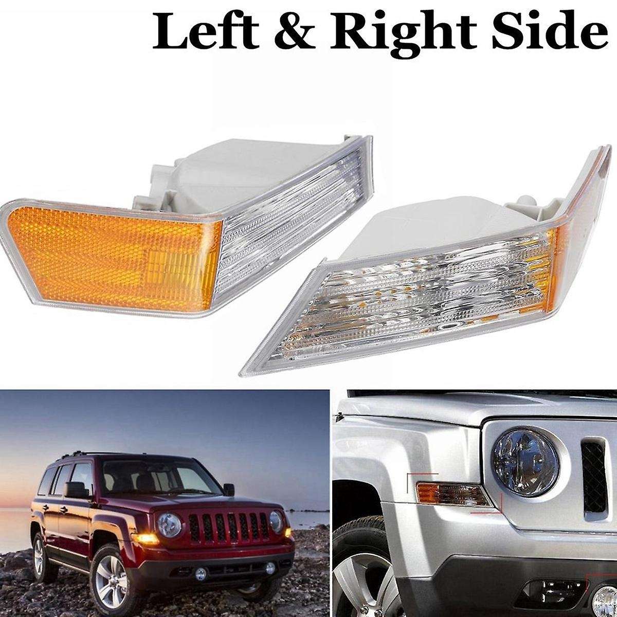 Front Led Corner Lights Lamps Turn Signal Light No Bulb for Jeep