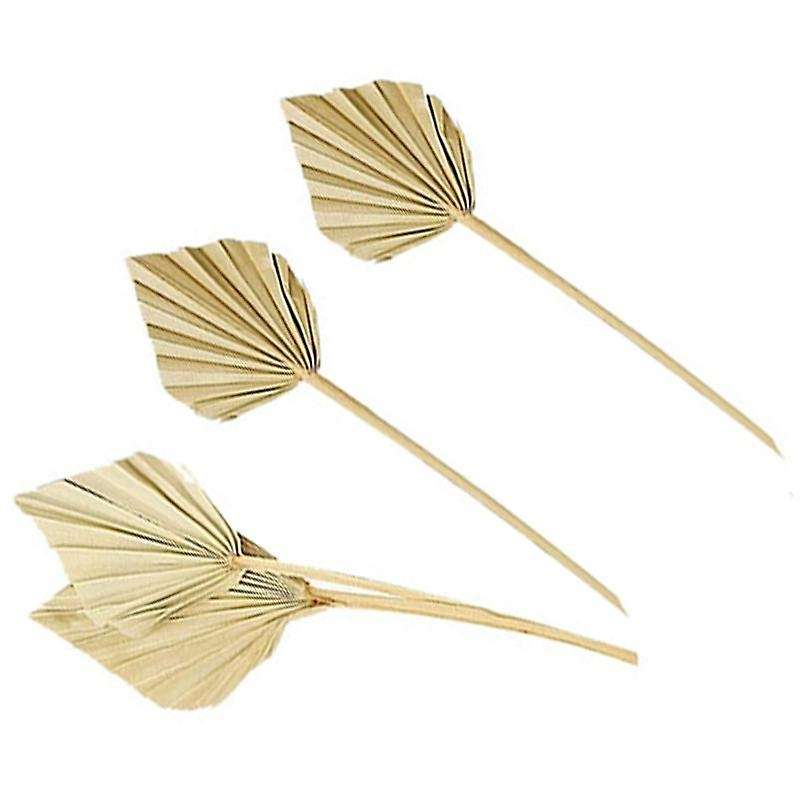 20 Pcs Boho Dried Palm Spears Natural Dried Palm Fans Dried Palm