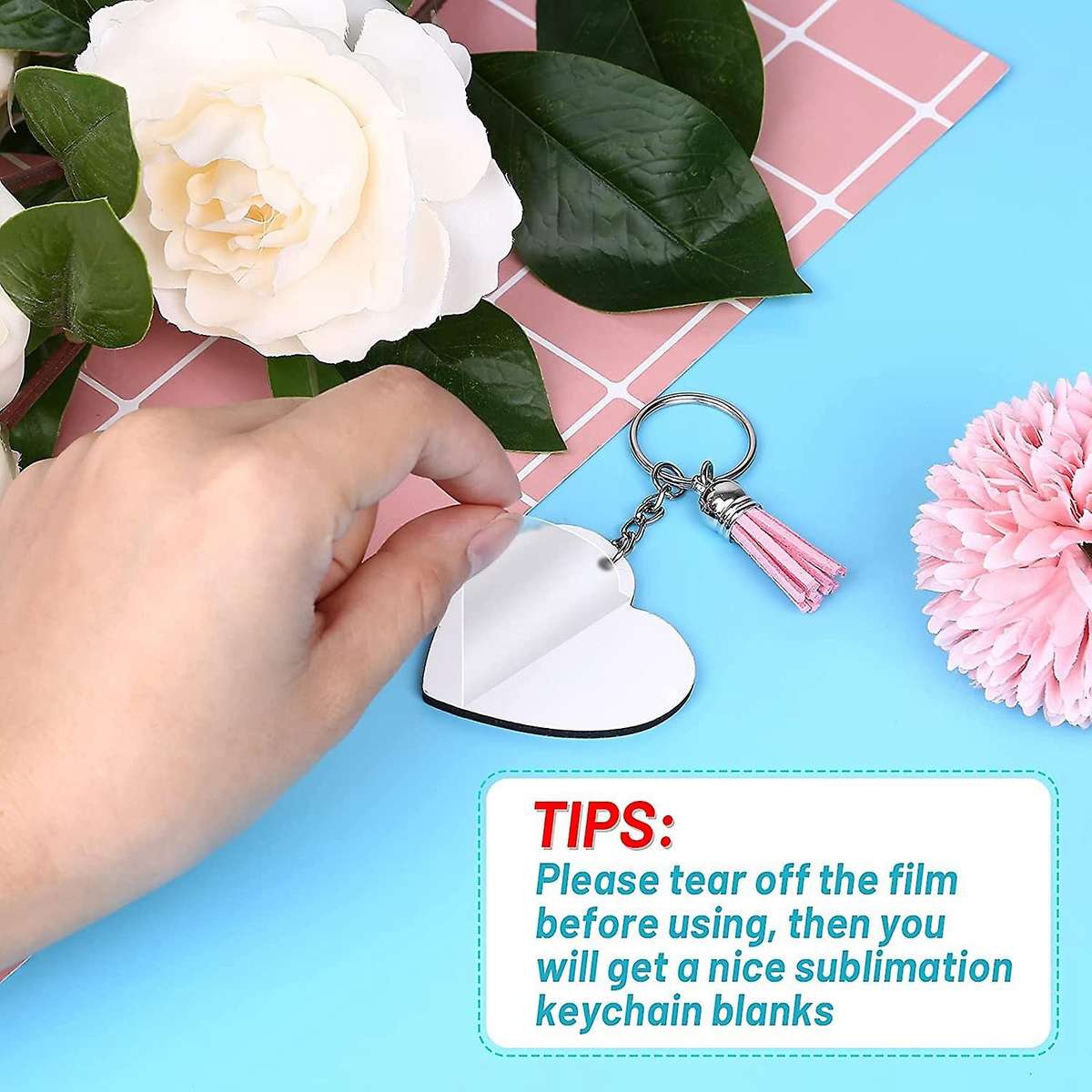 160 Sublimation Blank Products, Sublimation Keychain Blank Bulk Set