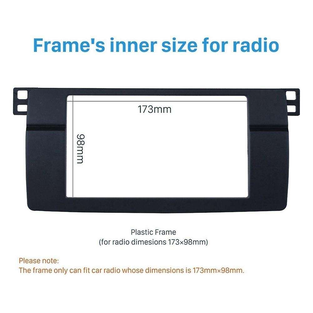 For Bmw 3-series E46 1998-2005 2din Panel Dvd Navigation Panel Frame