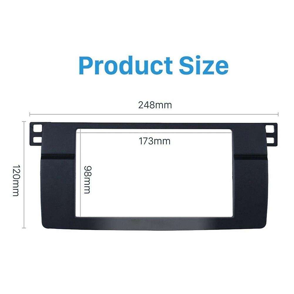 For Bmw 3-series E46 1998-2005 2din Panel Dvd Navigation Panel Frame