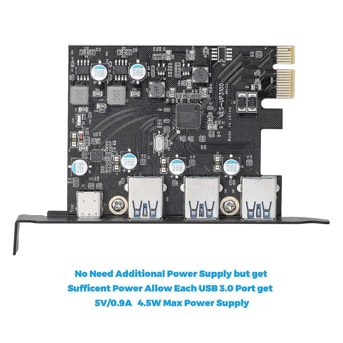 Pci-e to Usb3.0+type C Expansion Card (pcie Card)3 Ports