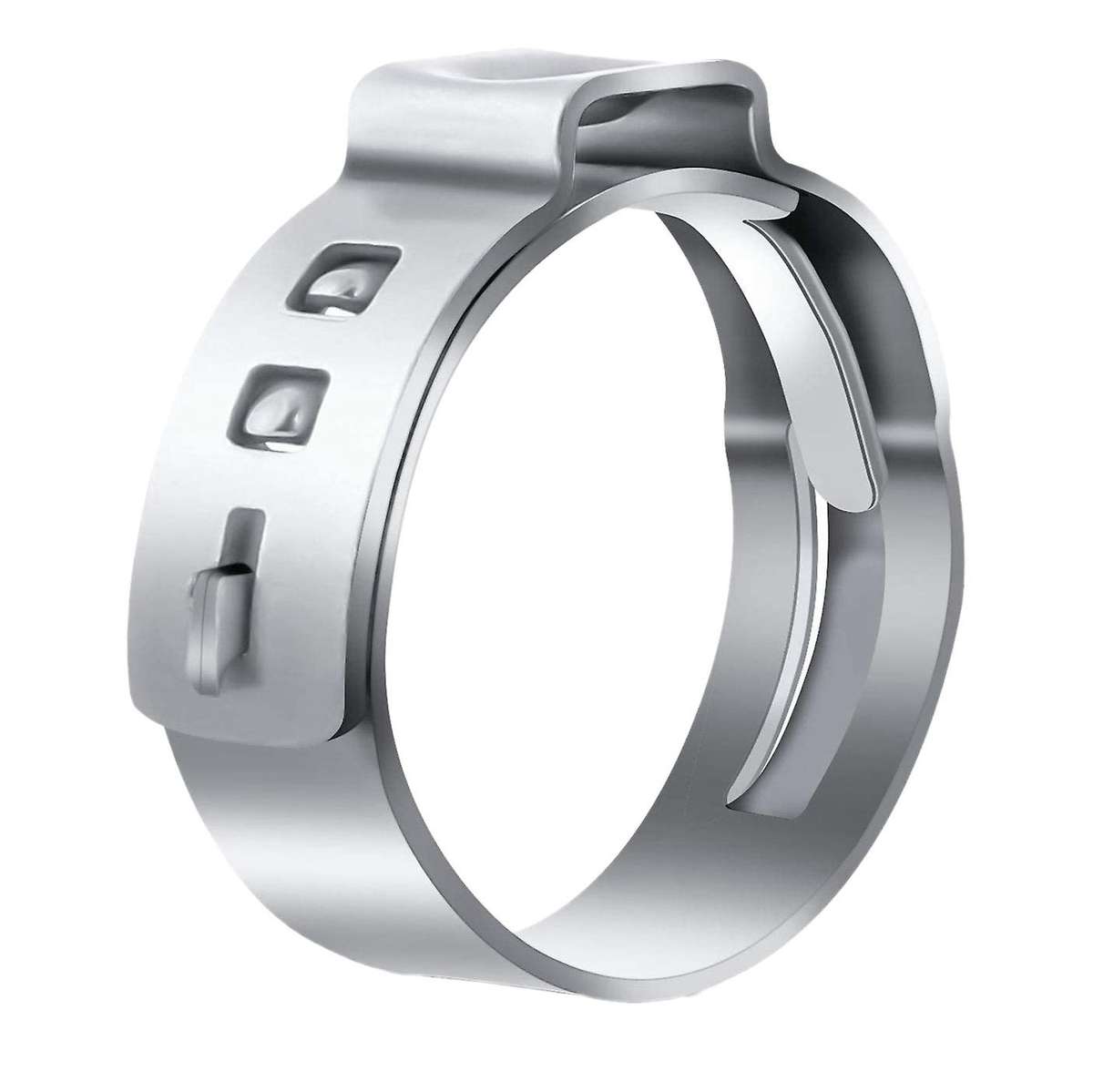 100pcs Cinch Clamps Pipe Clamps Fittings Stainless Steel Cinch Crimp