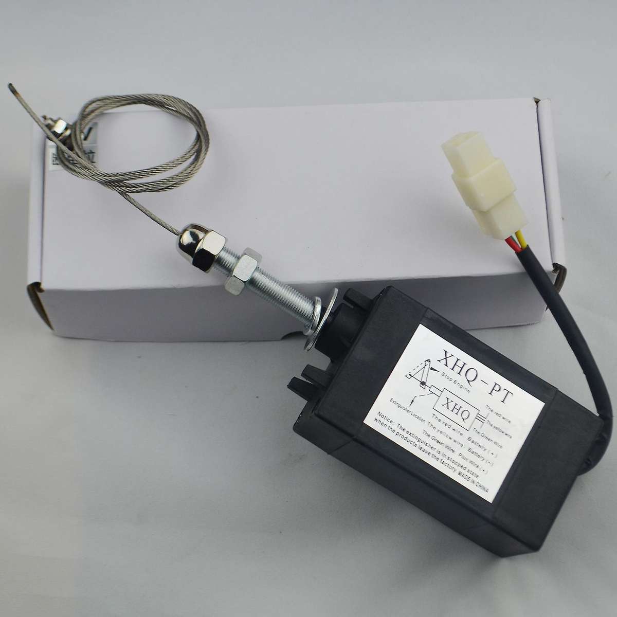 Normally Closed Dc 12v Engine Flameout Device Stop Solenoid Valve