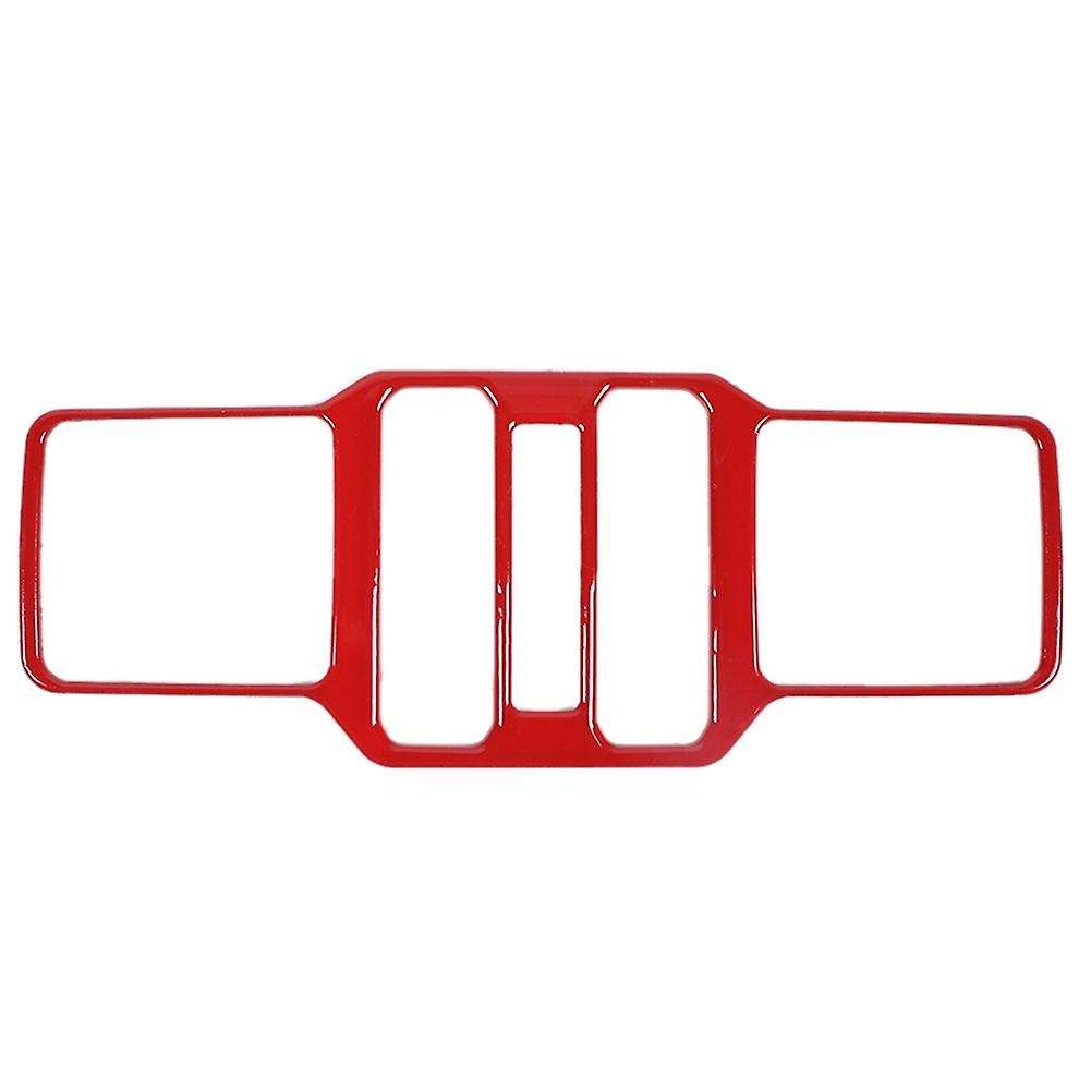 Car Window Control Panel Cover Trim for Jeep Wrangler Jl 2018+ Red