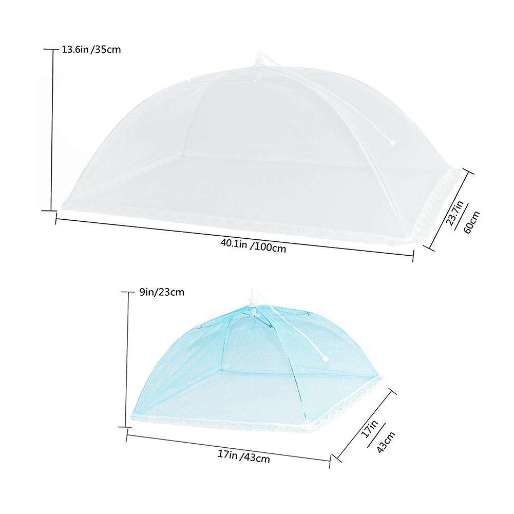7 Pack Food Covers for Outside , Pop-up Umbrella Mesh Food Tents