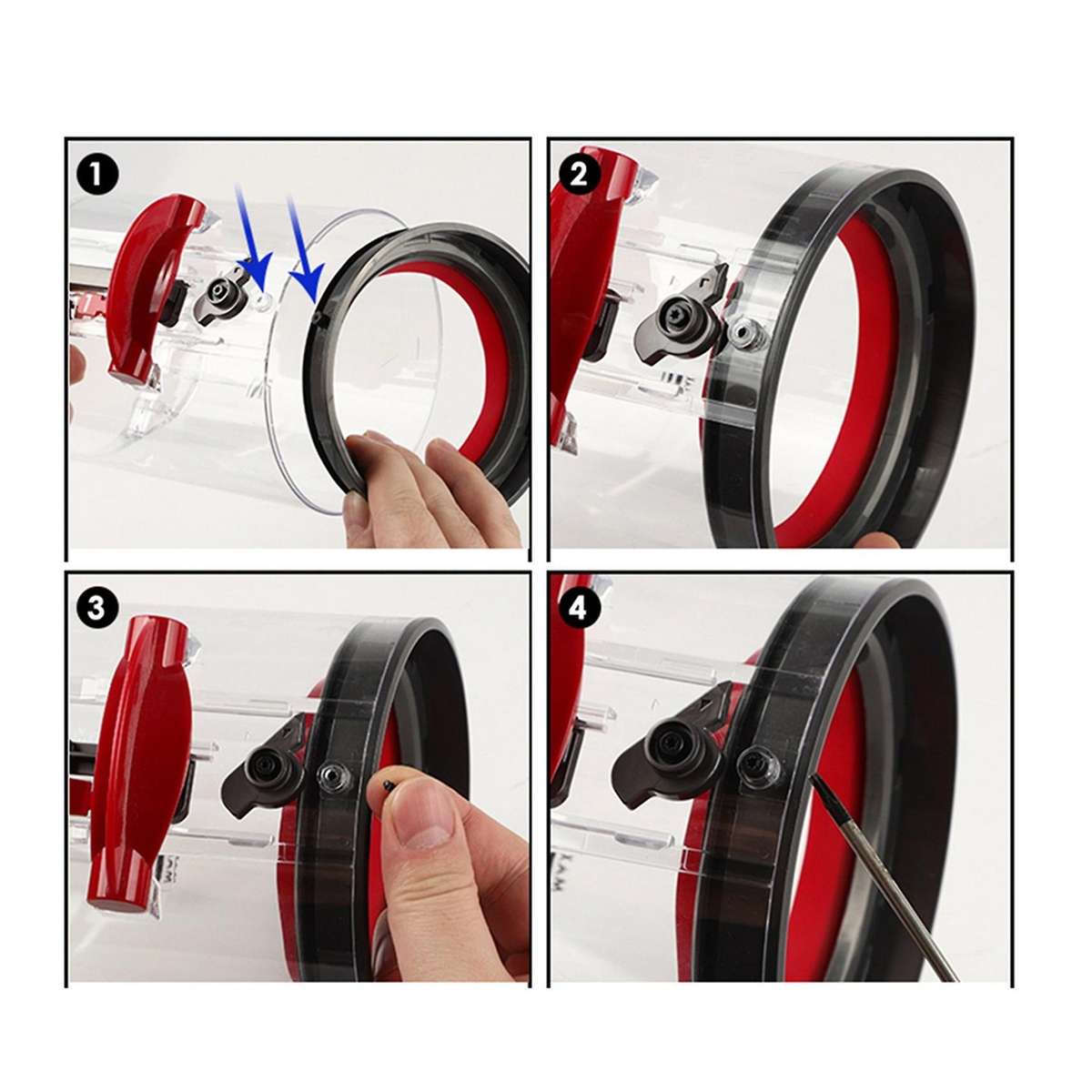For Dyson Sv14 Sv15 Vacuum Cleaner-dust Bin Top Fixed Sealing Ring