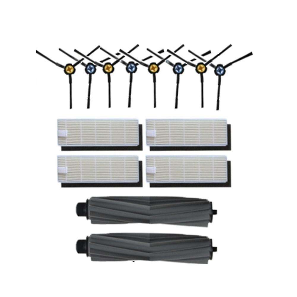 Rubber Main Side Brush Hepa Filter for Ilife A7 A9s Sweeper Parts