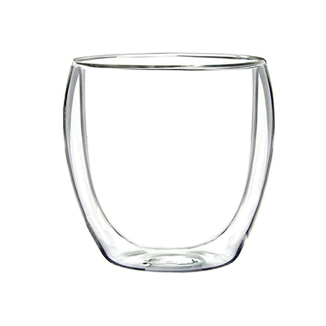 6-piece Espresso Cup Double-layer Insulated Cup Glass Coffee Cup