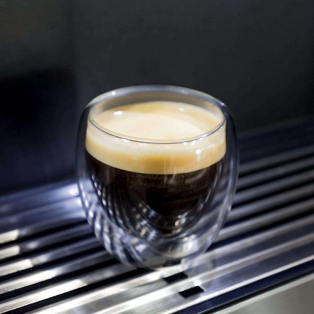 6-piece Espresso Cup Double-layer Insulated Cup Glass Coffee Cup