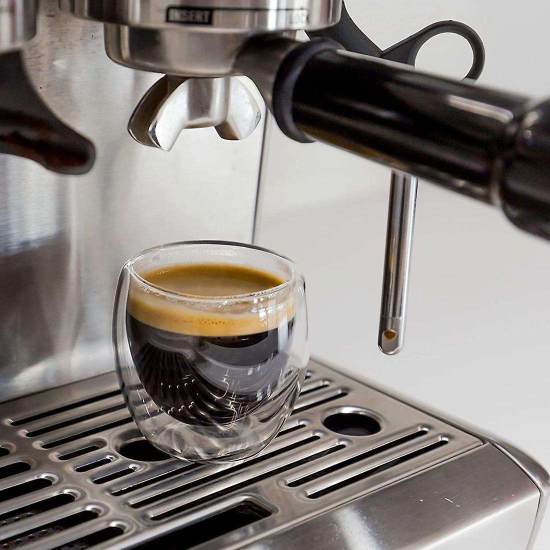 6-piece Espresso Cup Double-layer Insulated Cup Glass Coffee Cup