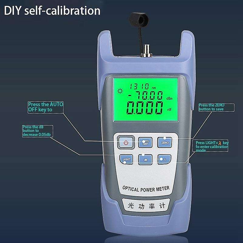 2 In1 Ftth Fiber Optic Tool Fiber Optical Power Meter 70-+10dbm