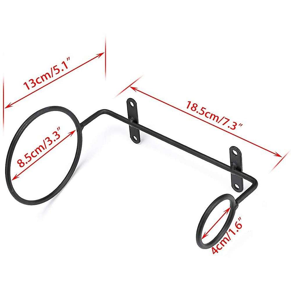 6pcs with Screws,metal Hanging Wine Rack Storage for Storing Bottles