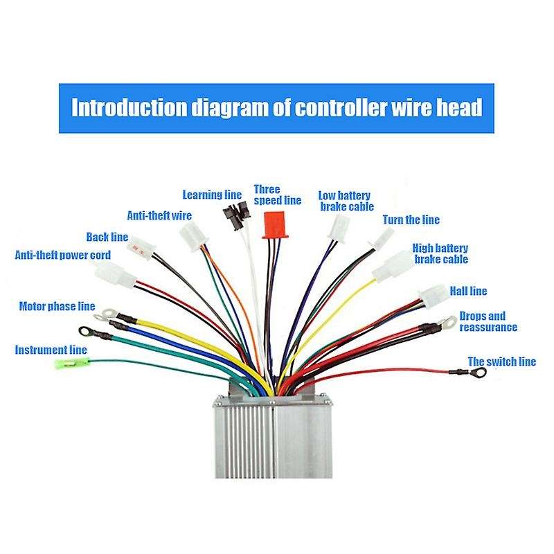 48v 500w Brushless Controller,aluminium Alloy Brushless Controller