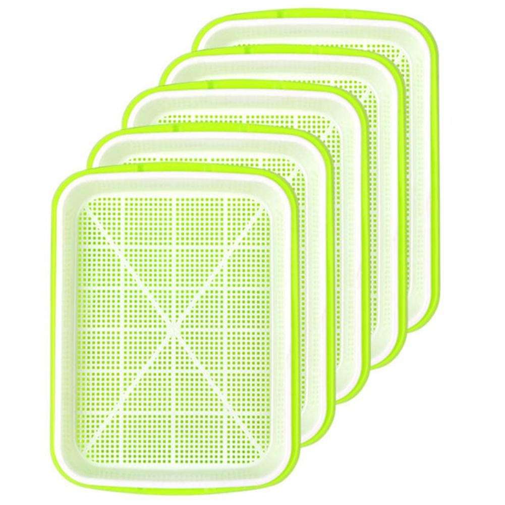 5pcs Seed Sprouter Tray Nursery Tray Seed Germination Tray