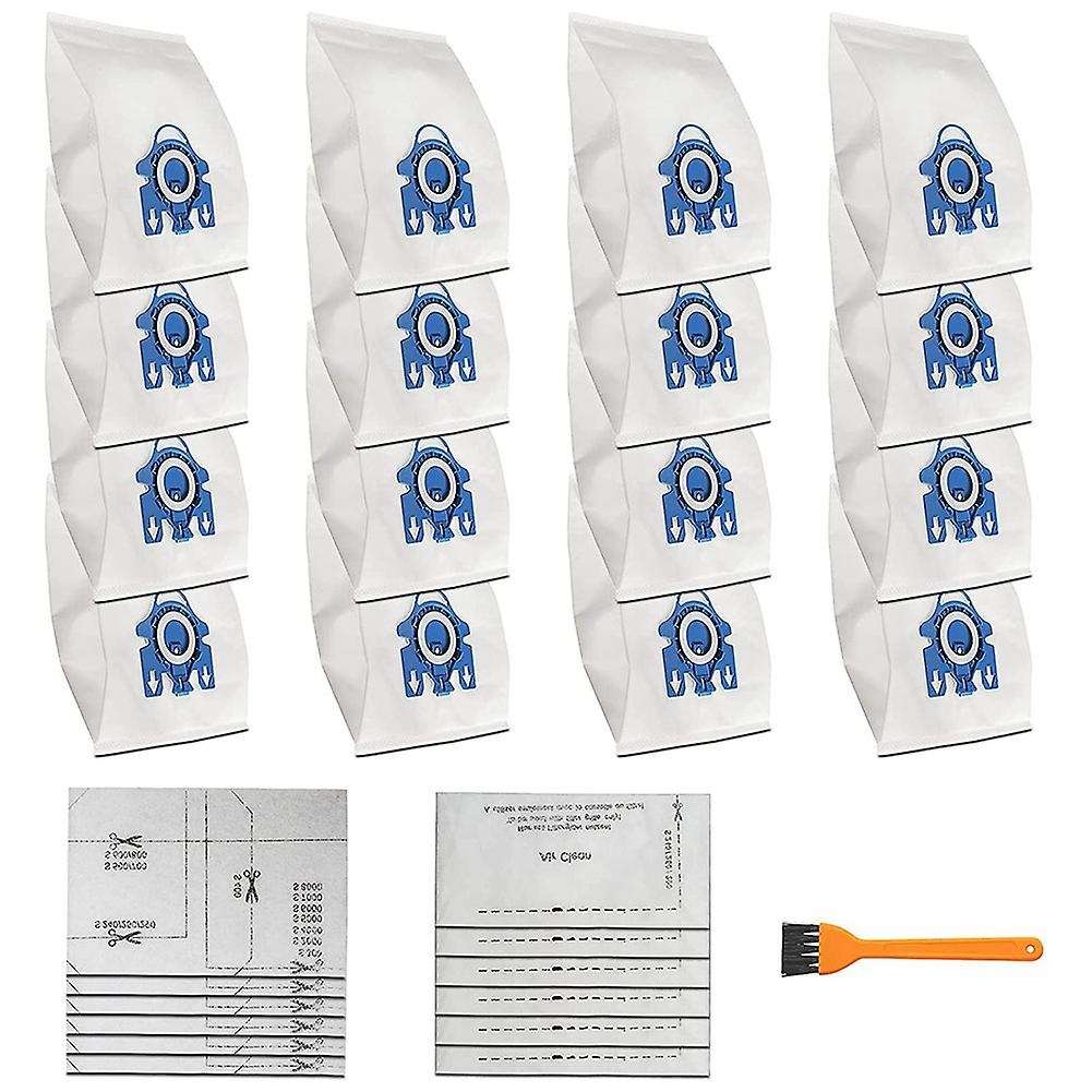 16pc Dust Bag 3d Efficiency Bags for Miele Gn ,miele Classic C1, C1
