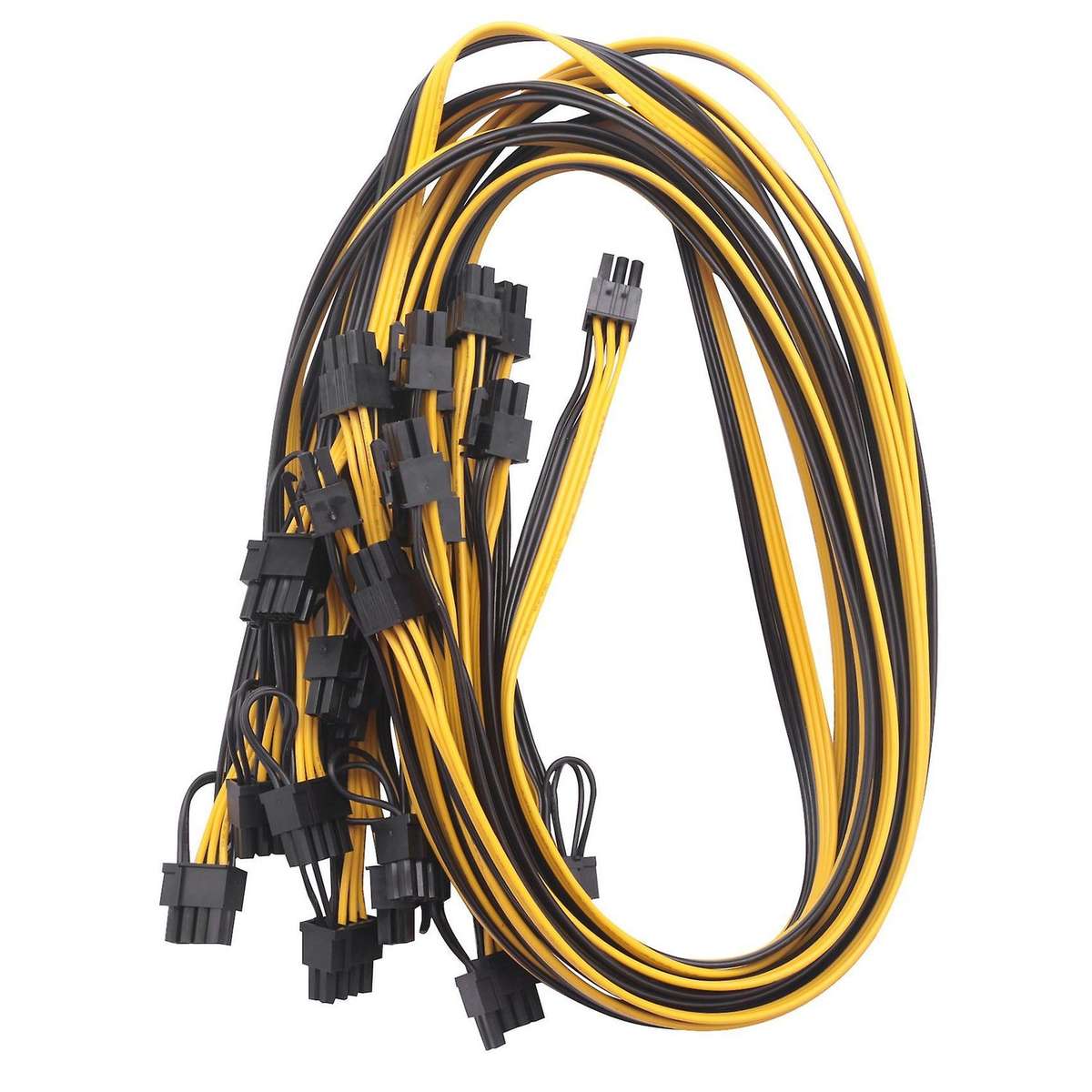 10 Pcs 6 Pin Pci-e to 8 Pin(6+2) Pci-e (male to Male) Gpu Power Cable