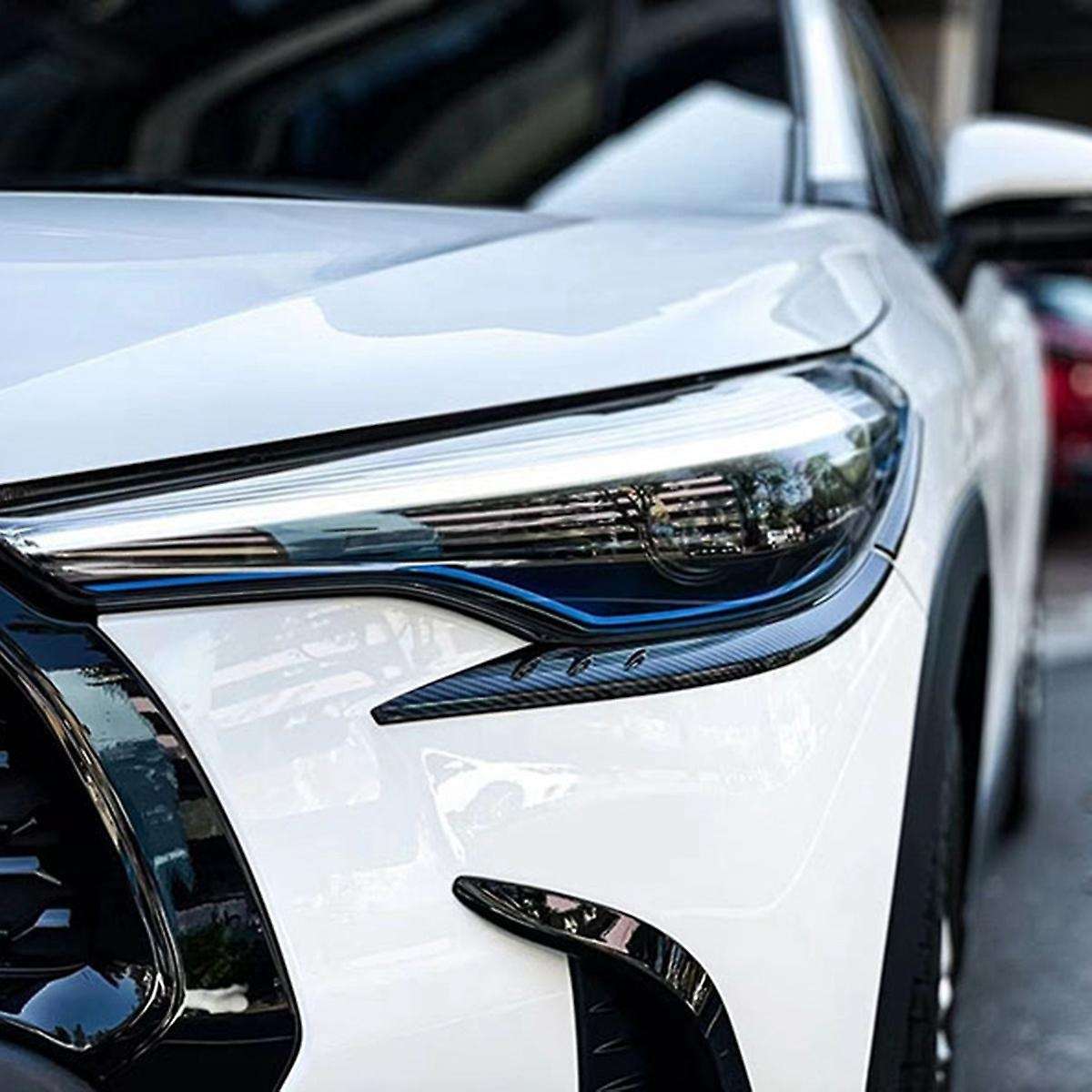 For Toyota Corolla Cross Front Headlight Garnish Strip Eyebrow Cover