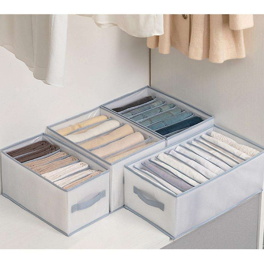 4pcs Wardrobe Clothes Organizer, Closet Organizers and Storage Basket