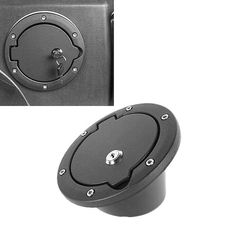 For Jeep Wrangler Jk 07-18 Car Gas Gasoline Tank Cap Cover with Lock