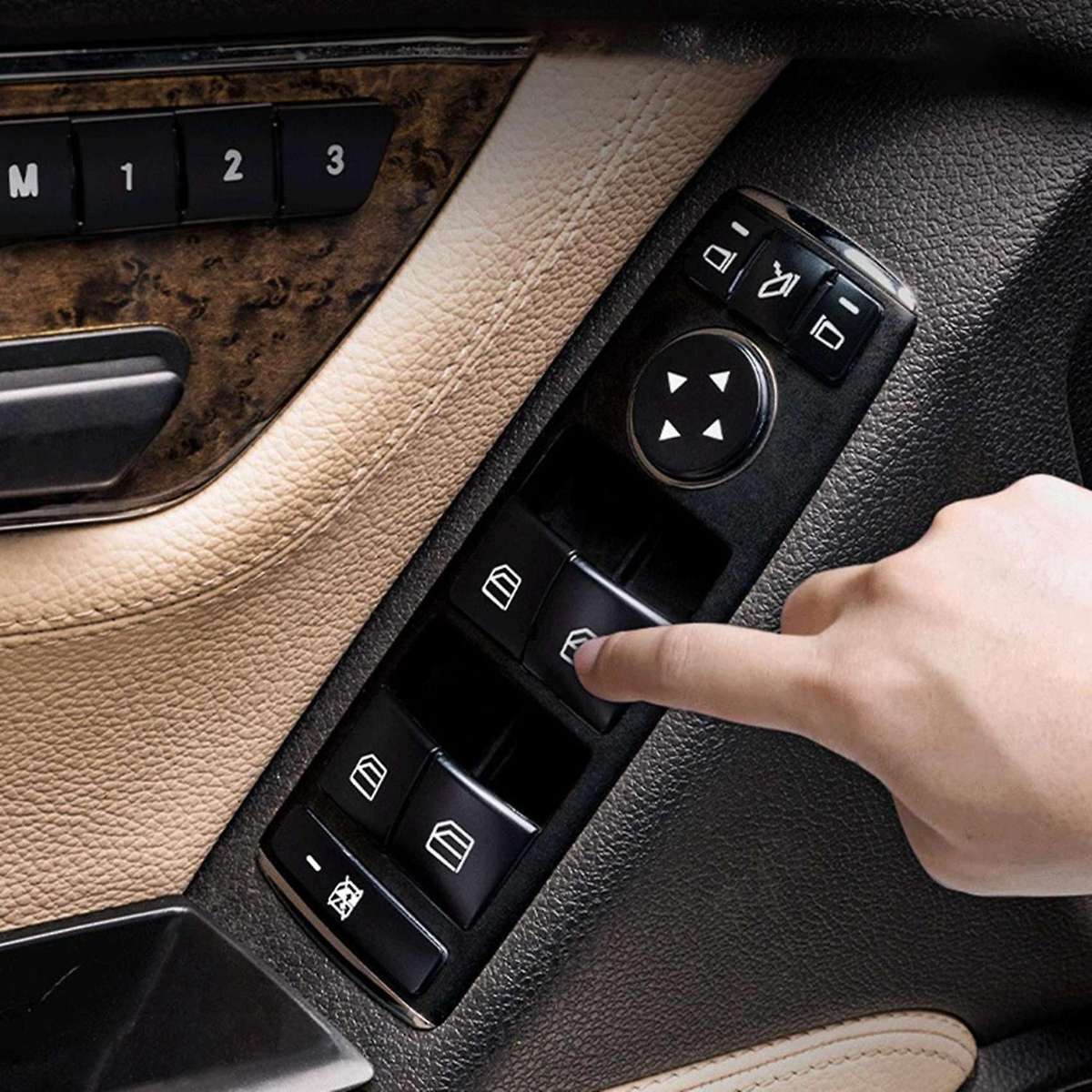 32pcs Car Door Seat Memory Lock Window Glass Lift Button Cover