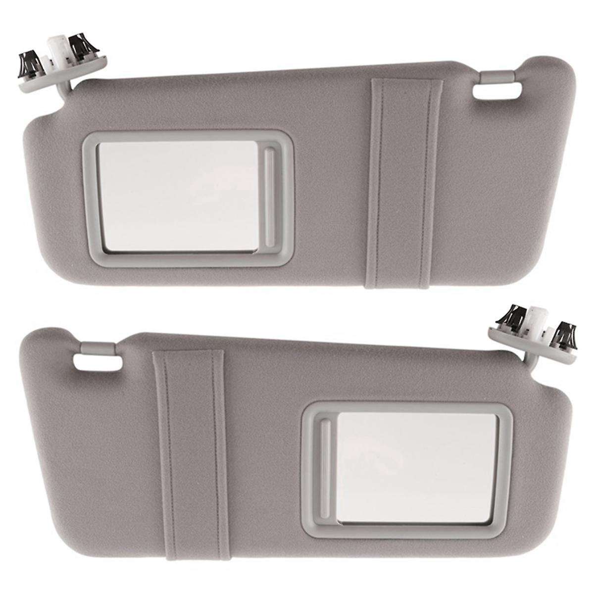 Automobile Front Sun Visor Sunshade with Vanity Mirror for 2007-2011 74310-06770-b0 74320-06800-b0